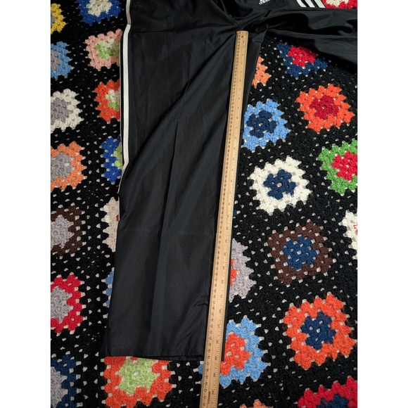 Adidas Polyester Track Pants Black Men's Large 2005 Y2K - Picture 5 of 13